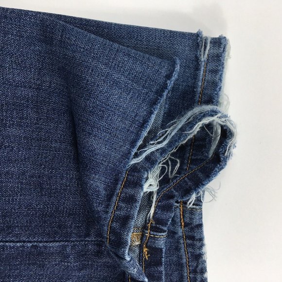 Lucky Brand Mens 221 Original Straight Blue Jeans 36x30 Denim Cuff Wear - Picture 8 of 12